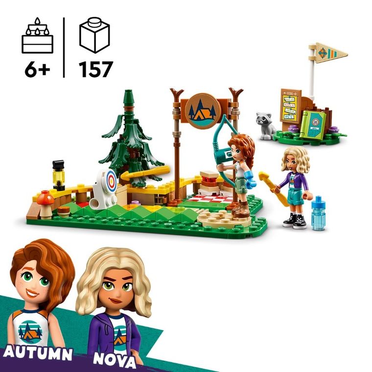 LEGO Friends, Poligonul de tir cu arcul din tabara de aventuri, 42622