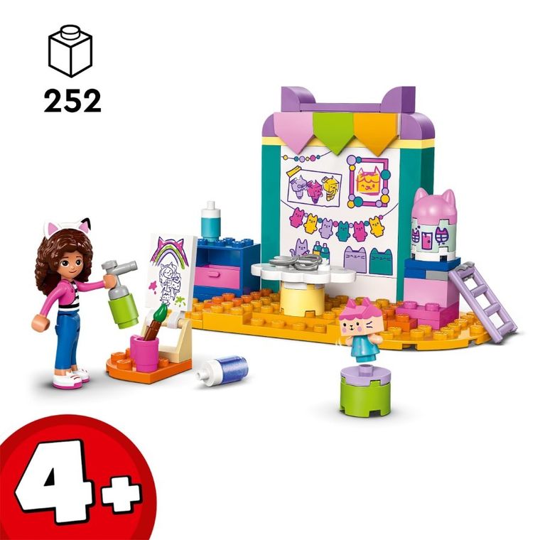 LEGO Gabby's Dollhouse, Creatii mestesugite cu Bebe Cutiuta, 10795