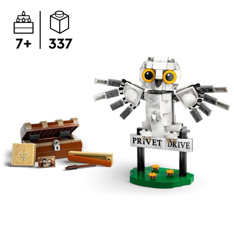 LEGO Harry Potter, Hedwig pe Privet Drive nr. 4, 76425