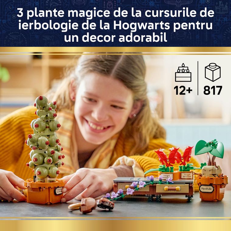 LEGO Harry Potter, Plante pentru ora de ierbologie de la Hogwarts, 76474