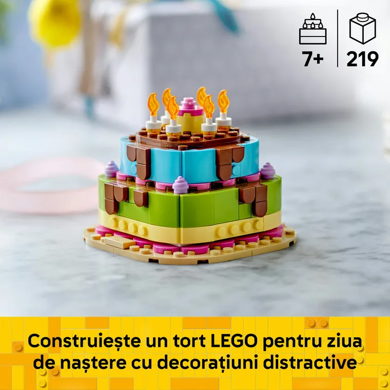LEGO Iconic, Tort pentru petrecerea de zi de nastere, 40815