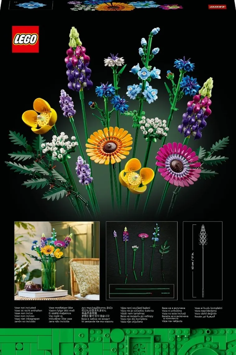 LEGO Icons, Buchet de flori de camp, 10313