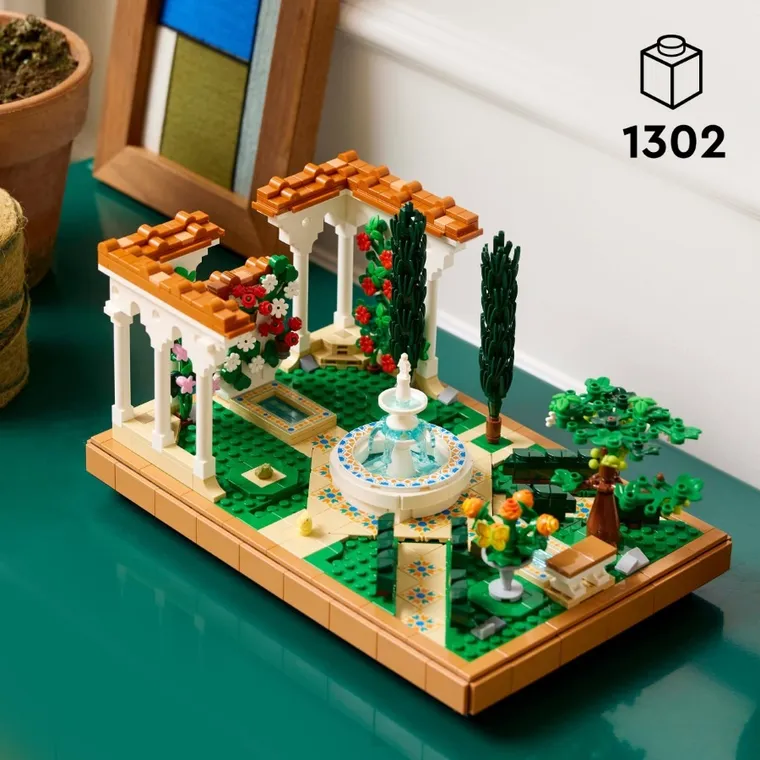 LEGO Icons, Gradina cu fantana, 10359