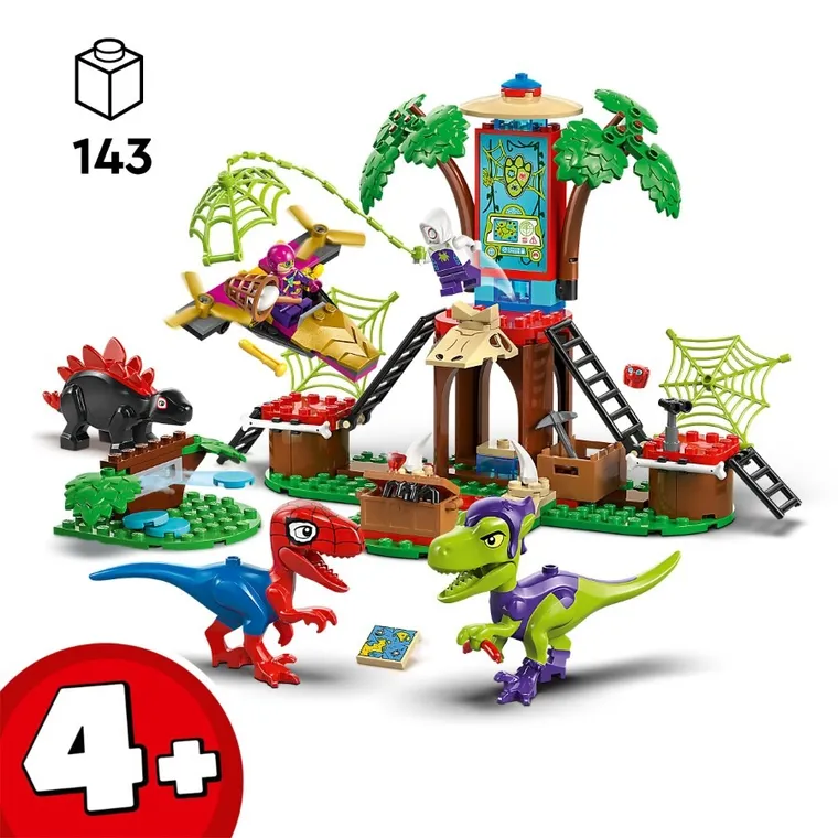 LEGO Marvel, Infruntarea dintre dinozaurii Spidey si Gobby la casa-sediu din copac, 11200