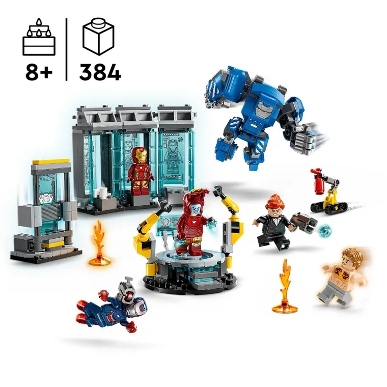 LEGO Marvel, Laboratorul lui Iron Man: Sala armurilor, 76315