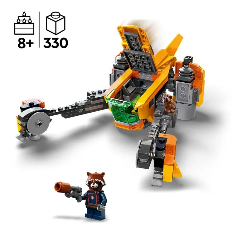LEGO Marvel, Nava lui Baby Rocket, 76254