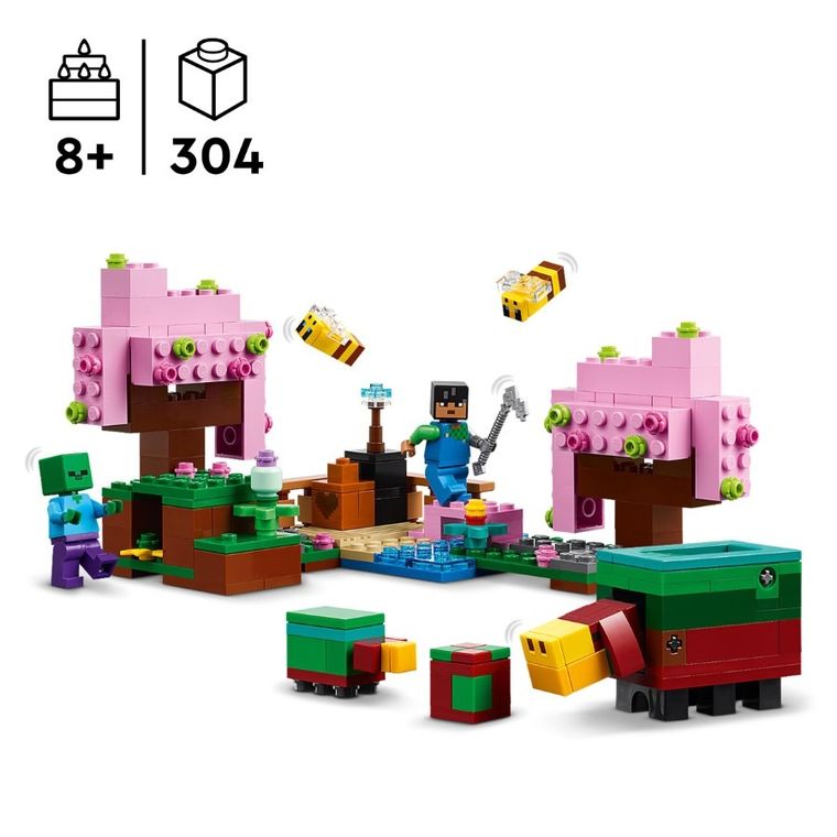 LEGO Minecraft, Gradina cu ciresi infloriti, 21260