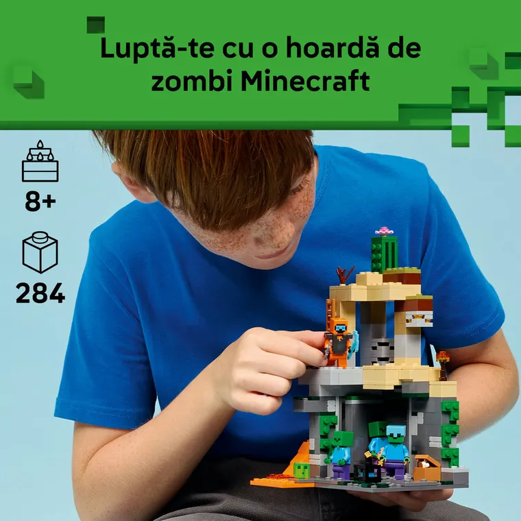 LEGO Minecraft, Temnita cu zombi, 21587