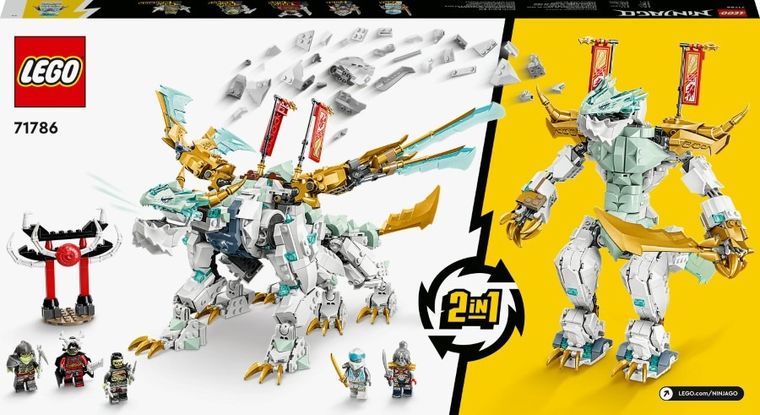 LEGO NINJAGO, Creatura Dragon de gheata a lui Zane, 71786 - smyk.ro