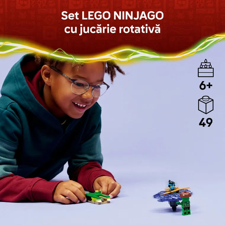 LEGO NINJAGO, Nya vs Spinnerul monstru cu mutatii, 71849