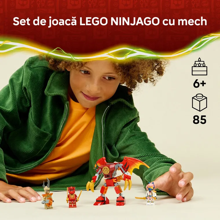 LEGO NINJAGO, Pachet de lupta cu robotul dragon al lui Kai, 71851