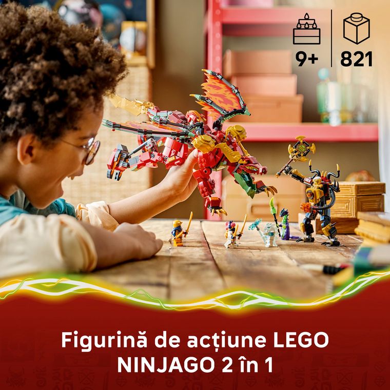 LEGO NINJAGO, Robotul dragon transformator al lui Wyldfyre, 71868