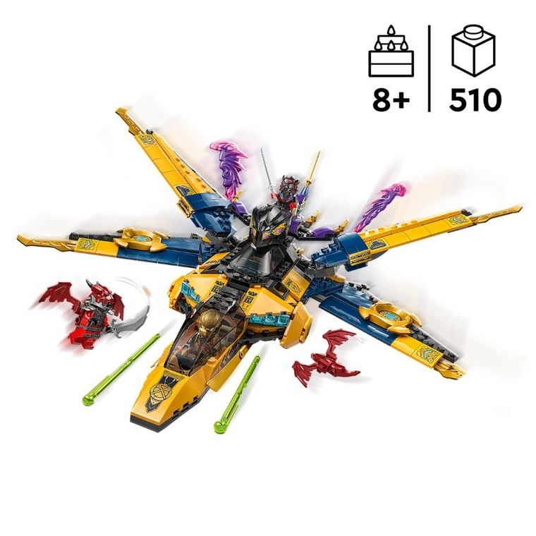 LEGO NINJAGO, Superavionul cu reactie al lui Ras si Arin, 71833