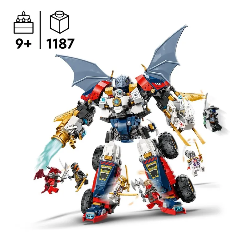 LEGO NINJAGO, Ultrarobotul combinat al lui Zane, 71834