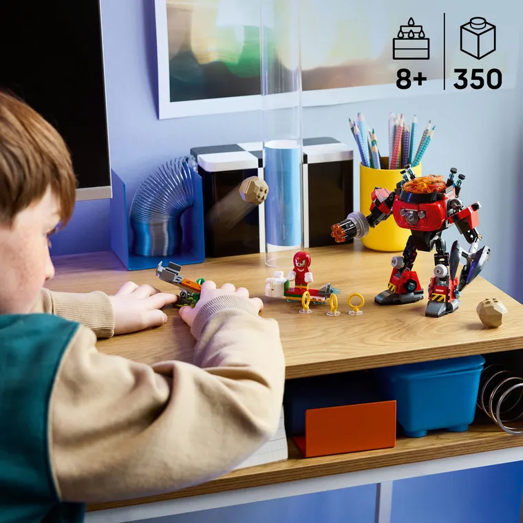 LEGO Sonic, Knuckles vs. Dr. Eggman si robotul Egg Crusher, 77005