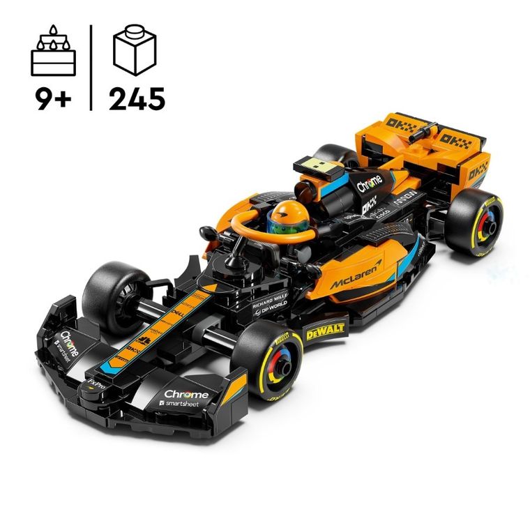 LEGO Speed Champions, Masina de curse McLaren de Formula 1 2023, 76919