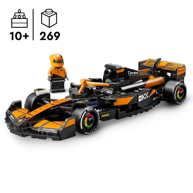 LEGO Speed Champions, Masina de curse McLaren F1 Team MCL38, 77251