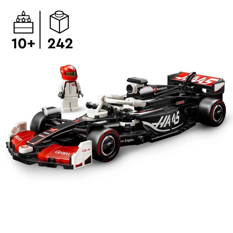 LEGO Speed Champions, Masina de curse MoneyGram Haas F1 Team VF-24, 77250