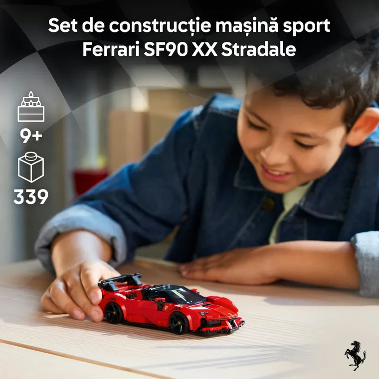 LEGO Speed Champions, Masina de sport Ferrari SF90 XX Stradale, 77254