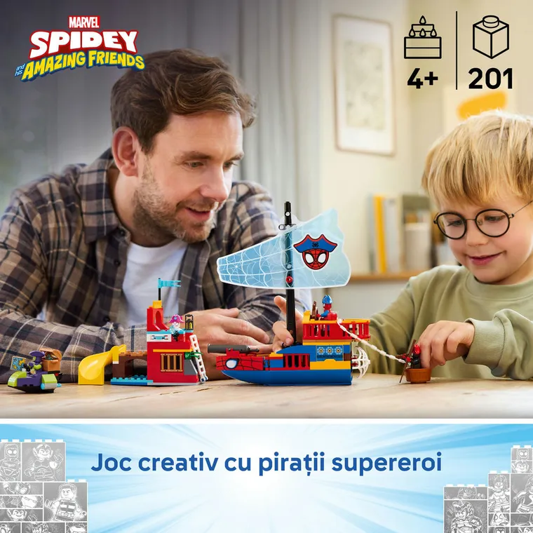 LEGO Spidey, Corabia de pirati a echipei lui Spidey, 11208