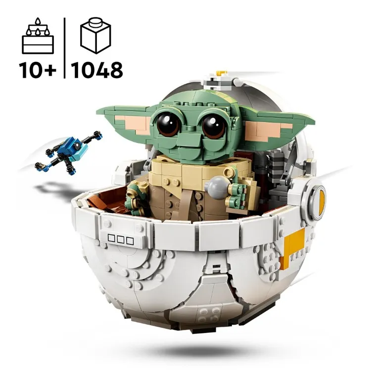 LEGO Star Wars, Grogu cu landoul planor, 75403