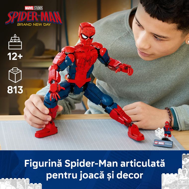 LEGO Super Heroes, Figurina erou Omul Paianjen, 76346