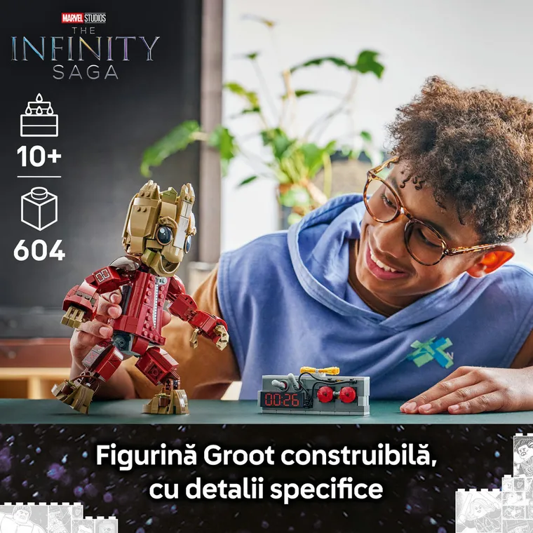 LEGO Super Heroes, Groot in uniforma Ravager, 76341