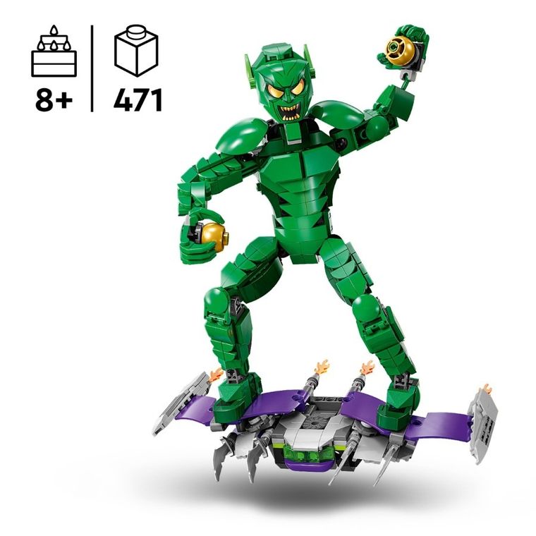 LEGO Super Heroes Marvel, Figurina de constructie Green Goblin, 76284