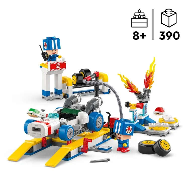 LEGO Super Mario, Mario Kart - Garajul lui Toad, 72035