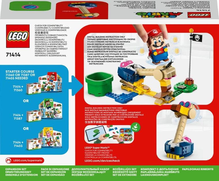 LEGO Super Mario, Set de extindere Bataia de cap a lui Conkdor, 71414