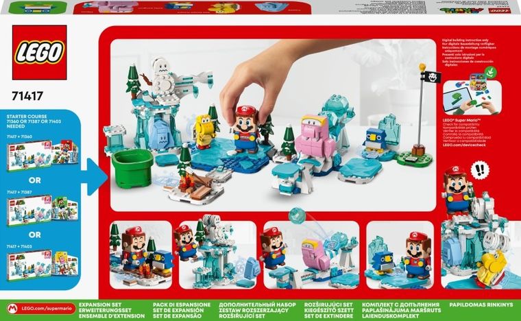 LEGO Super Mario, Set de extindere Morsel si aventura lui in zapada, 71417