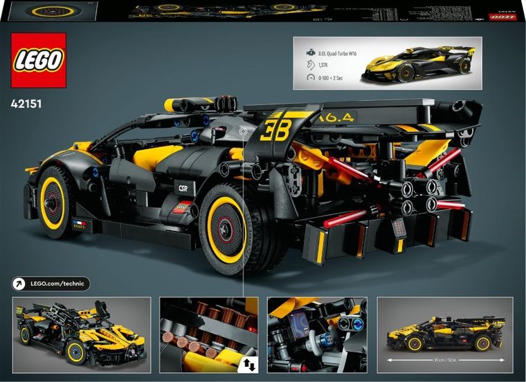 LEGO Technic, Bolid Bugatti, 42151