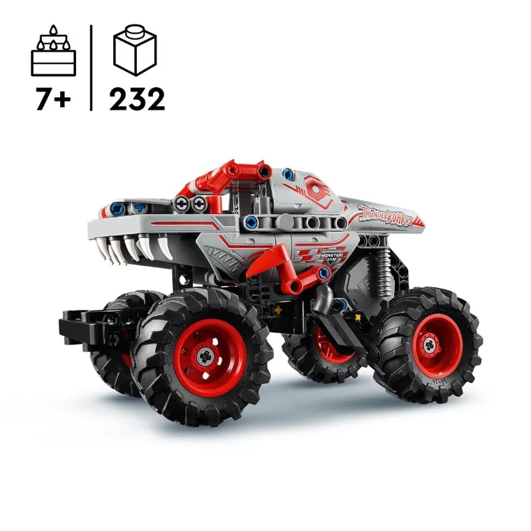 LEGO Technic, Monster Jam ThunderROARus cu motor cu arc, 42200