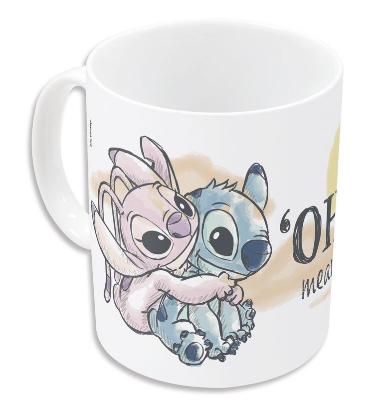 Lilo si Stitch, Lilo & Angel Ohana, cana ceramica, 325 ml