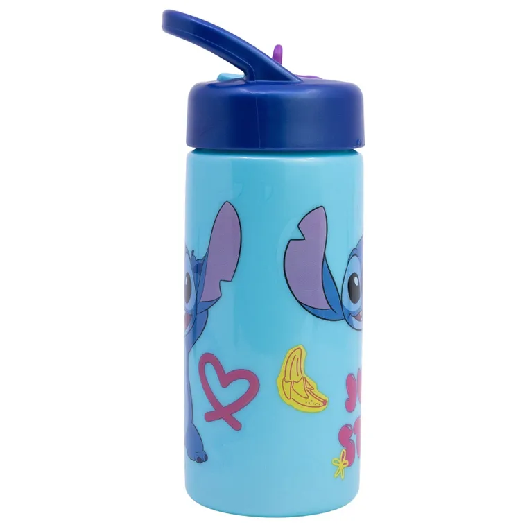 Lilo si Stitch, sticla de apa cu pai Playground, 420 ml