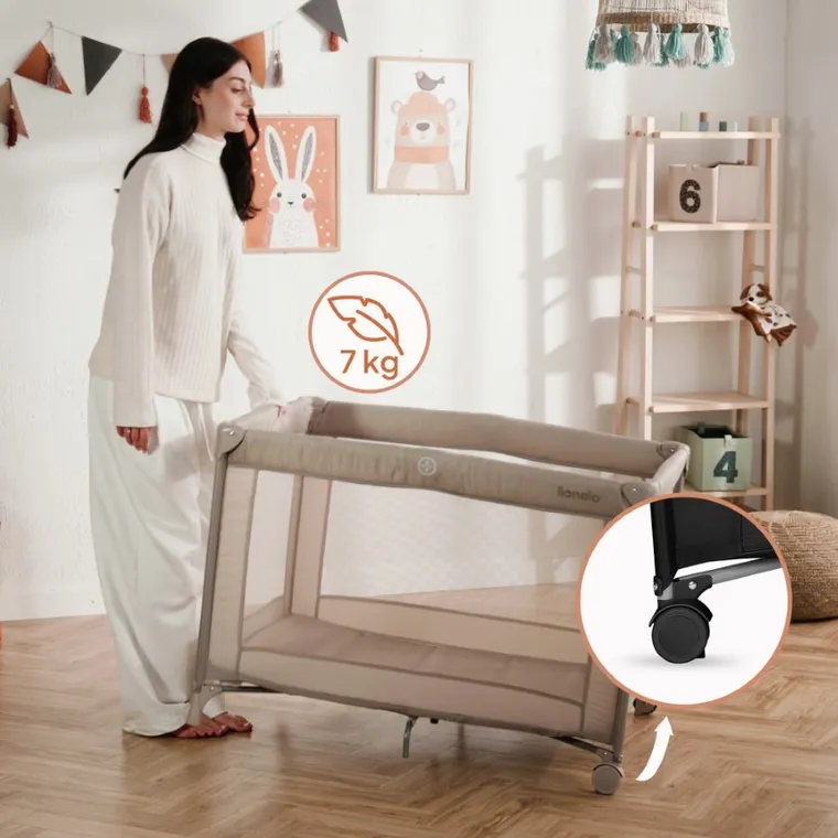 Lionelo, Amelie, patut de voiaj compact, Black Carbon