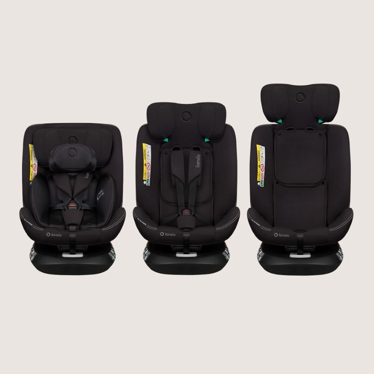 Lionelo, Bastiaan One, scaun auto, Black Carbon, 40-150 cm