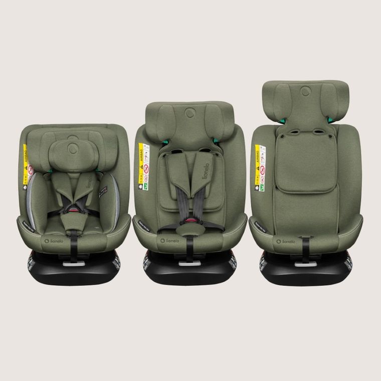 Lionelo, Bastiaan One, scaun auto, Green Olive, 40-150 cm