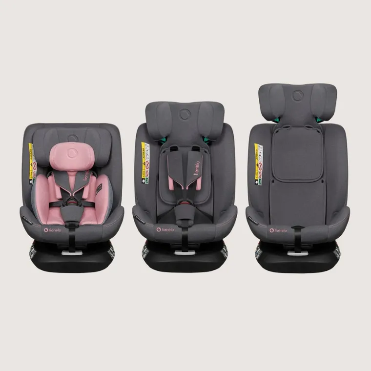 Lionelo, Bastiaan One, scaun auto, Pink Rose, 40-150 cm