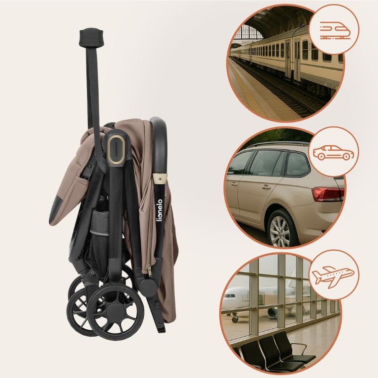 Lionelo, Bess, carucior de plimbare, Beige Sand