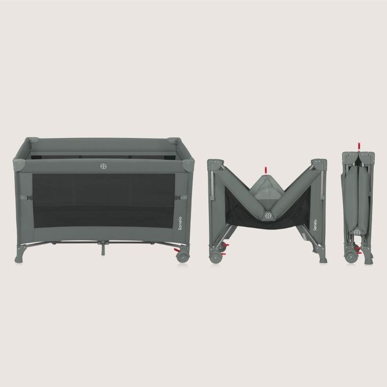 Lionelo, Ellen, patut de calatorie cu extensie 3in1, Green