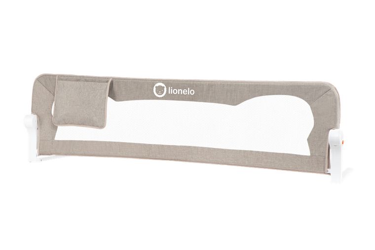 Lionelo, Eva, bariera de protectie pentru patut, Beige Melange