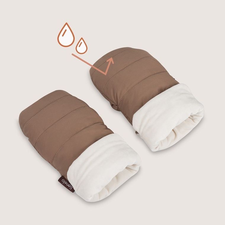 Lionelo, Handmuff, manusi calduroase pentru carucior, oli nutty