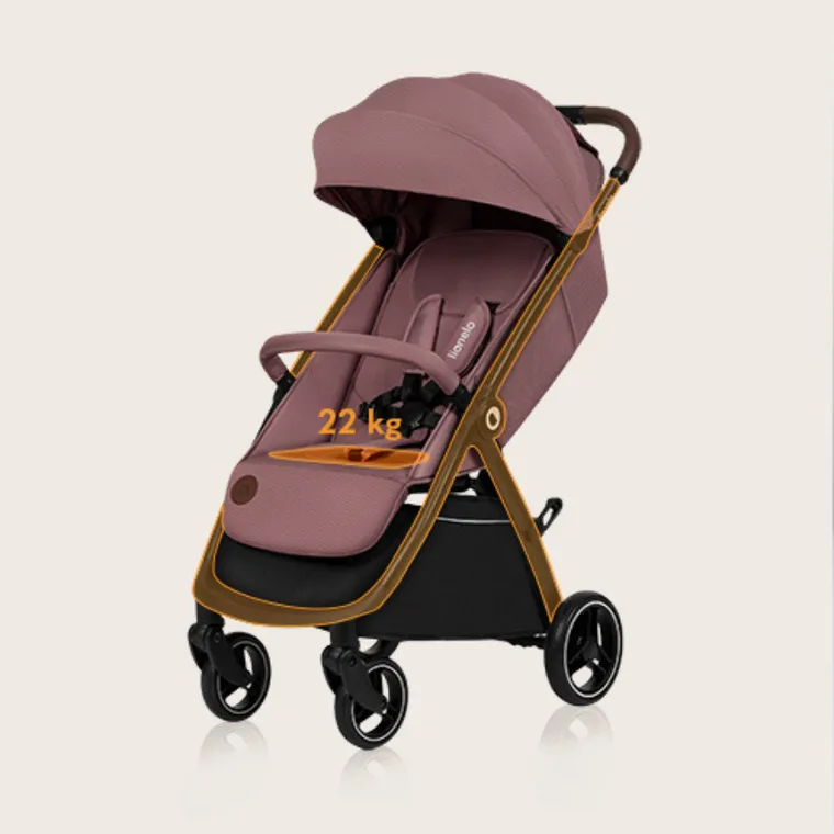 Lionelo, Ingrid, carucior pentru plimbare, Pink Mauve