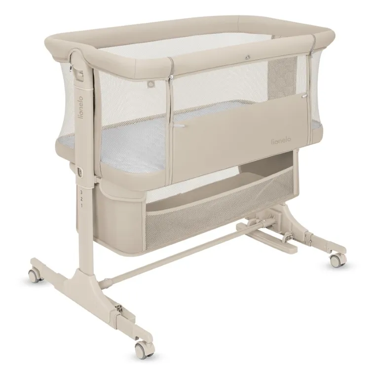 Lionelo, Jodie, patut suplimentar 3in1, Beige Cream