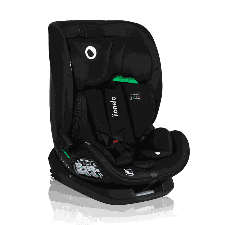 Lionelo, Lavender I-Size, scaun auto, Black Carbon, 76-150 cm