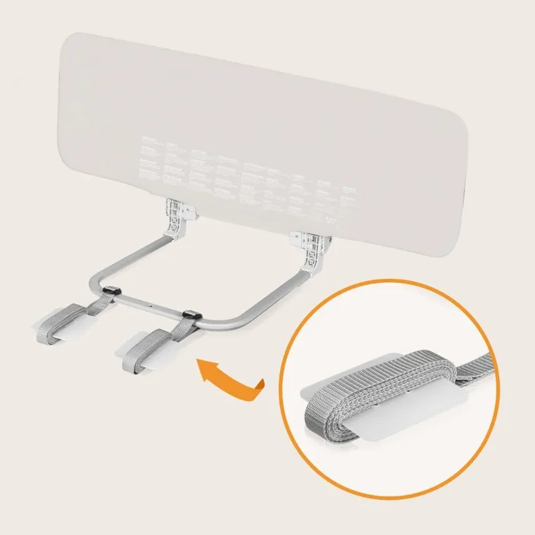 Lionelo, Lora, bariera de siguranta pentru patut, Beige Sand