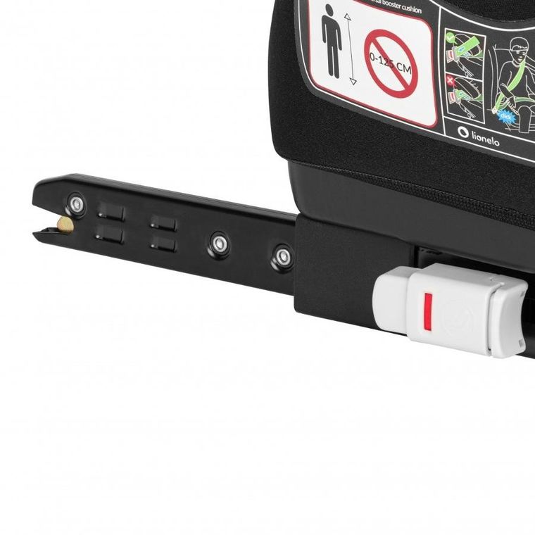 Lionelo, Luuk Fix, I-size, scaun auto, 125-150 cm, Grey Stone