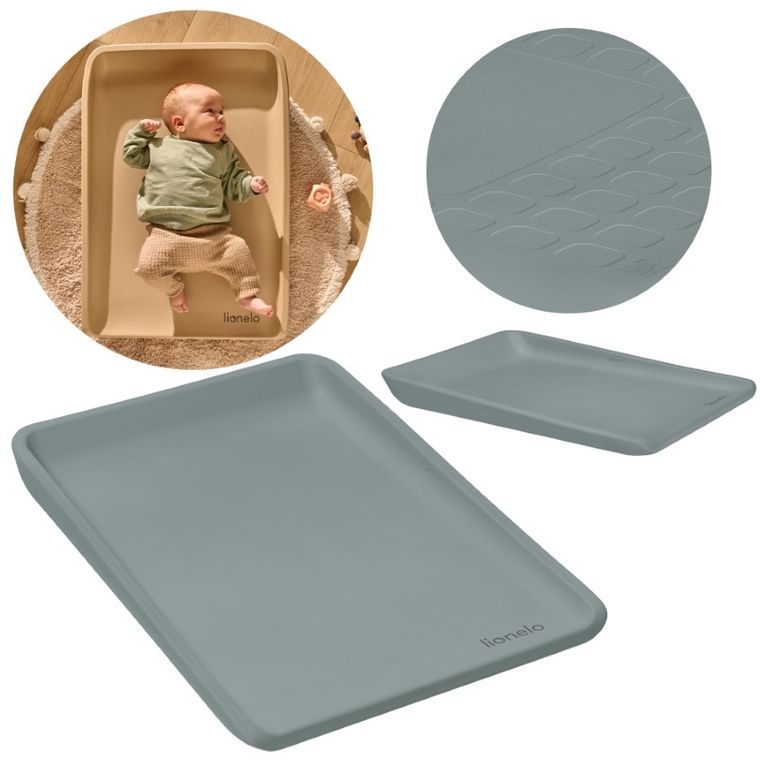 Lionelo, Megs, saltea multifunctionala pentru schimbat, Grey Dove