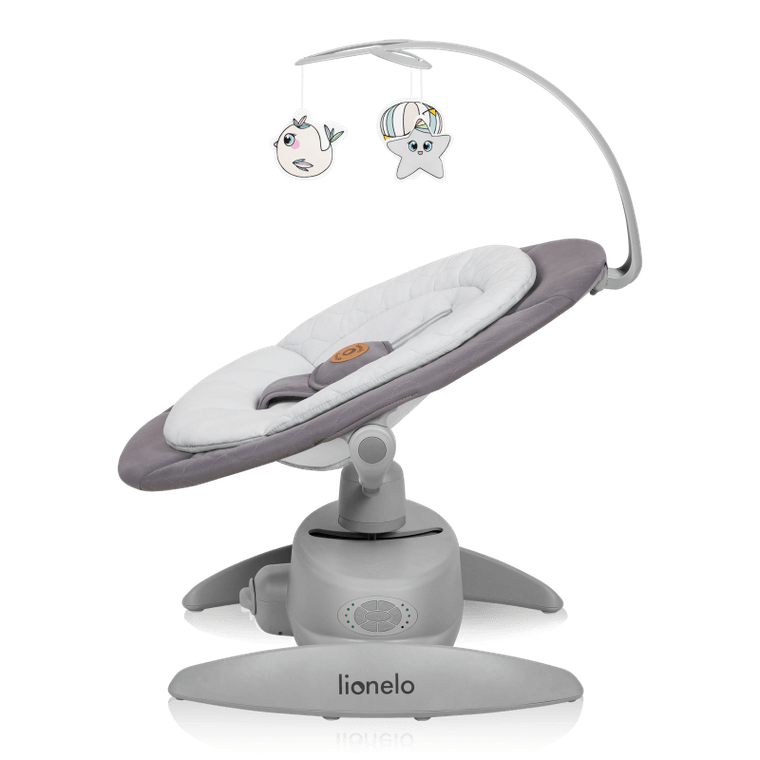 Lionelo, Mell, leagan ergonomic, Grey Stone